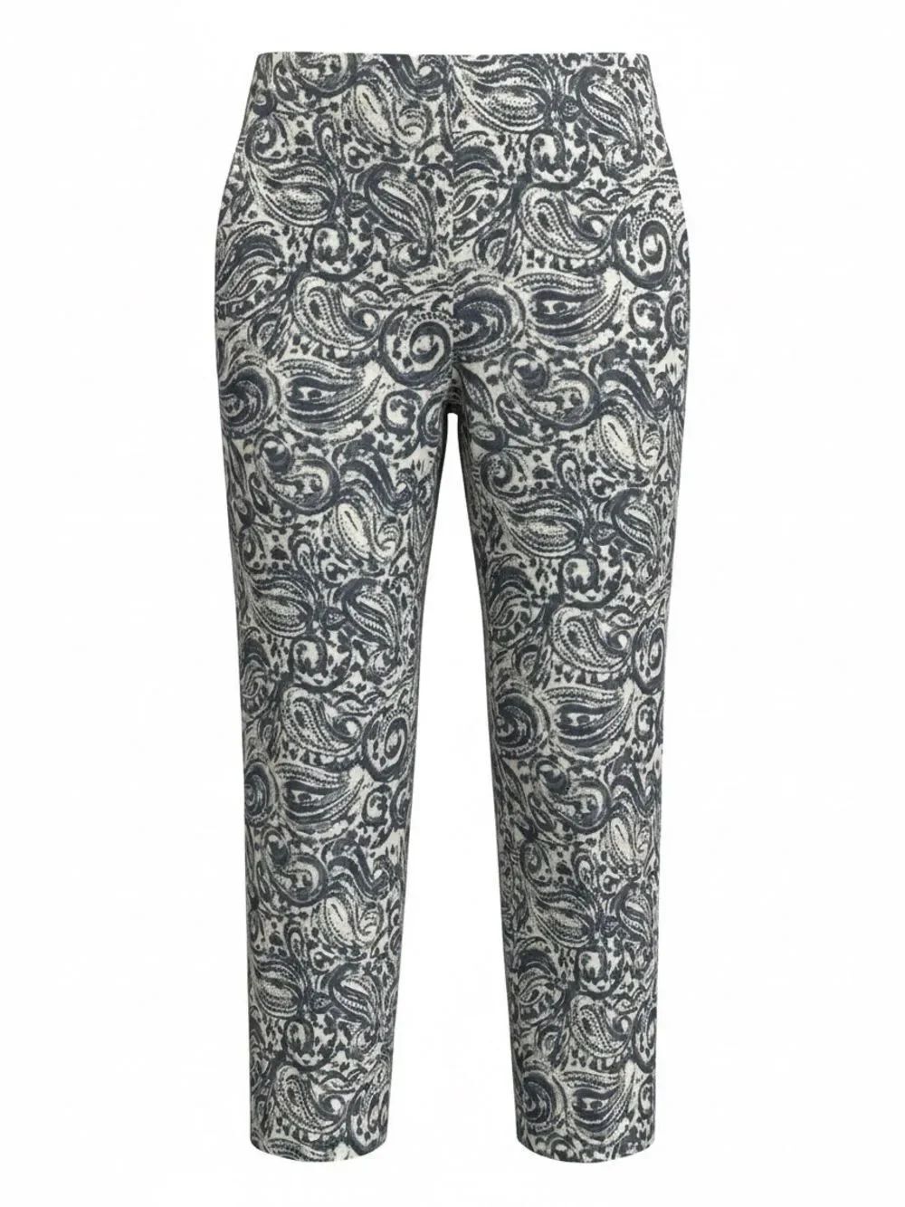 Persico Womens Capri pants size 6 (42) blue/gray white design